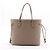 Louis Vuitton Borsa a tracolla Neverfull Leather Empreinte Shopper Turtledove Beige