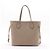 Louis Vuitton Borsa a tracolla Neverfull Leather Empreinte Shopper Turtledove Beige - vista 2