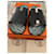 Sandales Hermès Izmir en cuir Noir  - vue 2