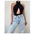 AQAQ Bodysuit mit Cut-Out Schwarz - Ansicht 4