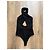 AQAQ Bodysuit mit Cut-Out Schwarz - Ansicht 8