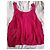 Berenice Top de punto lurex calado fucsia Rosa - vista 2