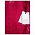 Berenice Top de punto lurex calado fucsia Rosa - vista 6