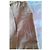 Maje Shorts de couro camel Camelo - vista 6