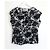 Marni Top in Cotone Stampa Floreale Primavera 2006 Nero Bianco - vista 2
