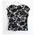 Marni Top in Cotone Stampa Floreale Primavera 2006 Nero Bianco - vista 4