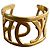 Autre Marque Slava Zaitsev Bracciale Cuff Maroussia Dorato D'oro
