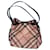 Borsa a secchiello Burberry Nova Check Marrone Nero Beige  - vista 1