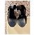 Michael Kors Sandali con Zeppa in Pelle Nera Nero - vista 5