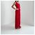 Autre Marque Osman London Rotes Abendkleid Runway SS18 - Ansicht 3