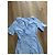 Autre Marque iBlues Gestreiftes Wickelkleid Weiß Blau - Ansicht 13