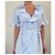 Autre Marque iBlues Gestreiftes Wickelkleid Weiß Blau - Ansicht 5