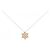 Autre Marque Collana in oro rosa K10 e diamanti