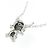 Autre Marque Collana Rabbit in Diamanti Au750 Argento - vista 4