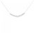 Autre Marque Collana con Diamanti Pt900/Pt850 Argento