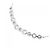Autre Marque Collana con Diamanti Pt900/Pt850 Argento - vista 4