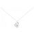 Autre Marque Collana Flower in Diamanti Au750 Argento