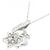 Autre Marque Collana Flower in Diamanti Au750 Argento - vista 4