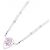 Autre Marque Collana in oro bianco 750 e oro rosa 750, zaffiro e diamante Blu - vista 2