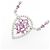 Autre Marque Collana in oro bianco 750 e oro rosa 750, zaffiro e diamante Blu - vista 3