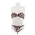Autre Marque Bikini de leopardo CAROLINE CONSTAS Castaño