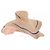 Autre Marque Cappello di paglia LEINNÉ Beige Cotone Taglia M - vista 3