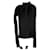 Chanel schwarzer Kaschmir-Rollkragenpullover mit Knöpfen  - Ansicht 1