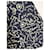 Falda culotte Chanel de seda estampada Negro Beige - vista 6