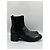 Prada Botas Chelsea de cuero negro - vista 4