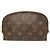 Louis Vuitton Monogram Cosmetic Pouch M47515 Castaño