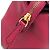 Borsa a mano in pelle da donna Fendi 8BN249 Bordò - vista 9