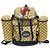 Zaino Gucci GG Canvas Heart Patch Giallo Blu navy