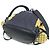 Zaino Gucci GG Canvas Heart Patch Giallo Blu navy - vista 4