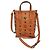 Borsa a mano Aren Visetos Cognac MCM Marrone chiaro