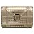 Cartera Diorama de charol para mujer Christian Dior Dorado