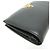 Cartera media de cuero Prada Saffiano Triangle 1ML009 para mujer Negro - vista 8