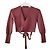 Dolce & Gabbana Top Wrap Vinaccia Burdeos
