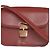 Apc Bolso bandolera A.P.C. Grace cuero burdeos