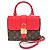 Borsa Louis Vuitton Monogram Rocky BB M44322 Marrone Rosso