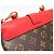 Borsa Louis Vuitton Monogram Rocky BB M44322 Marrone Rosso - vista 14