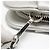 Clutch e borsa a tracolla Louis Vuitton Mahina Scala Mini Argento - vista 12