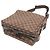 Borsa a tracolla da uomo Louis Vuitton Damier Naviglio N45255 Marrone - vista 3