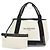 Borsa Cabas S Balenciaga Navy Nero Bianco sporco