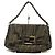 FENDI Mia Zucca Mamma Bucket Chain Shoulder Bag Marrone Marrone scuro