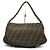 FENDI Mia Zucca Mamma Bucket Chain Shoulder Bag Marrone Marrone scuro - vista 2