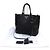 Borsa Tote/Borsa a Spalla Vitello Phoenix Prada Nero - vista 9