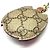 Charm per borsa Gucci a forma di gufo beige - vista 4