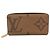 Louis Vuitton Monogram Reverse Zippy Wallet Braun