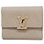 Carteira Louis Vuitton Taurillon Capucines XS Bege