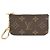 Louis Vuitton Monogram Key Pouch M62650 Castaño